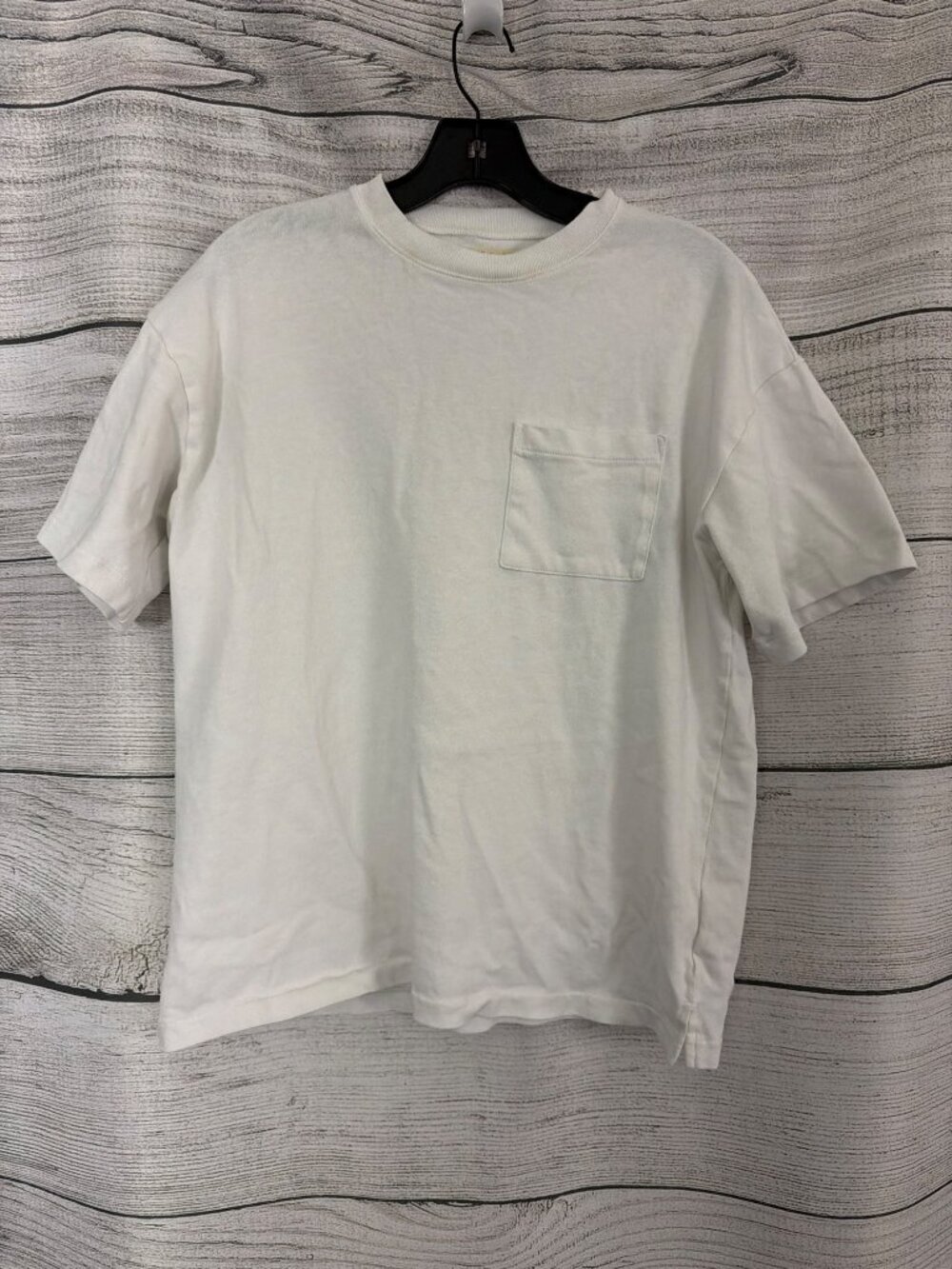 Madewell White Cotton Pocket Tee Size XS